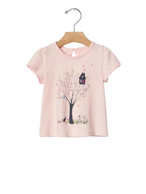 

GAP Girls Pink Printed Treehouse Top