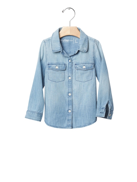 

GAP Girls Blue 1969 Light Chambray Top