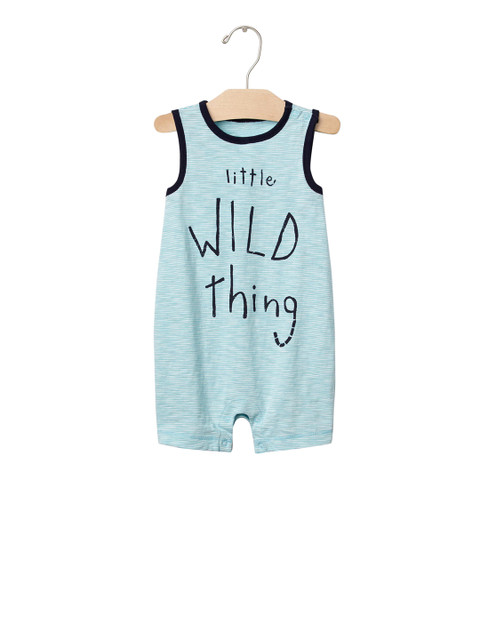 

GAP Baby Wild Thing Shortie One Piece, Blue
