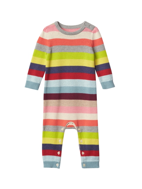 

GAP Multicoloured Baby Bright Stripe Sweater One Piece, Multi