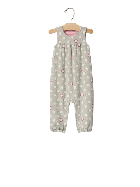 

GAP Baby Grey Sunny Dot Tank One Piece Printed Rompers