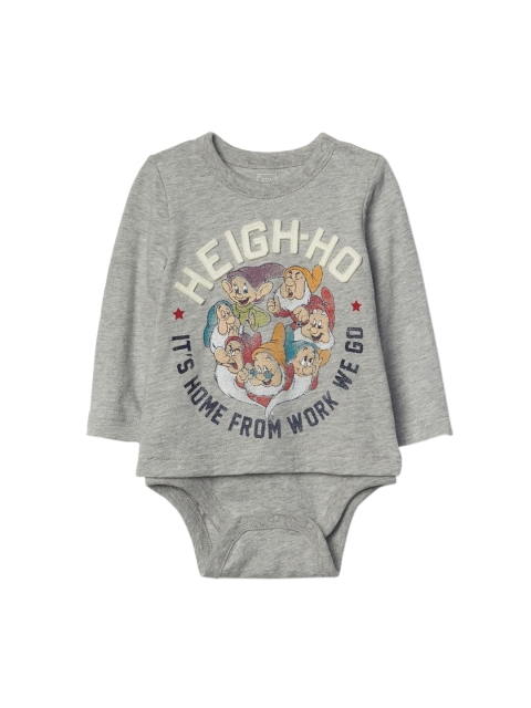 

GAP Babygap | Disney Baby Snow White And The Seven Dwarfs Slub Body Double, Grey