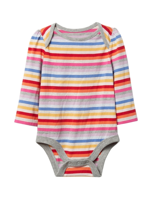 

GAP Mulitcoloured Baby Crazy Stripe Long Sleeve Bodysuit, Multi