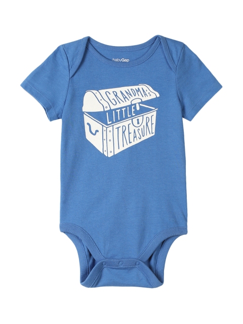

GAP Baby Family Graphic Short Sleeve Bodysuit, Blue
