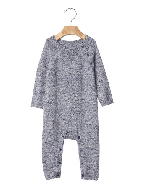 

GAP Baby Girl Grey Marled Sweater One Piece