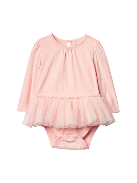 

GAP Baby Girl Pink Long Sleeve Tutu Body Double