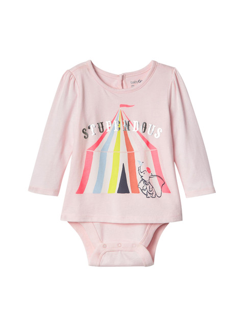

GAP Pink Baby Disney Dumbo Embellished Body Double