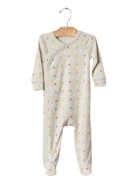 

GAP Baby Grey Pastel Dots Footed One-Piece Sleepsuit