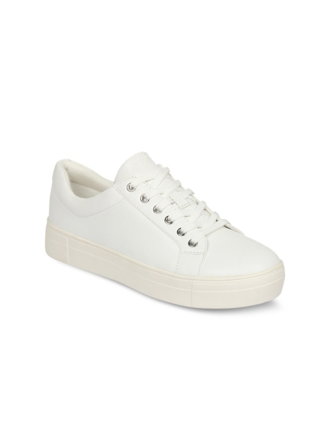 

ALDO Women White Solid Sneakers