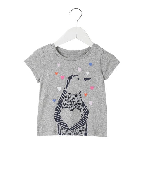 

GAP Toddler Girl Grey Short Sleeve Graphic T-shirt