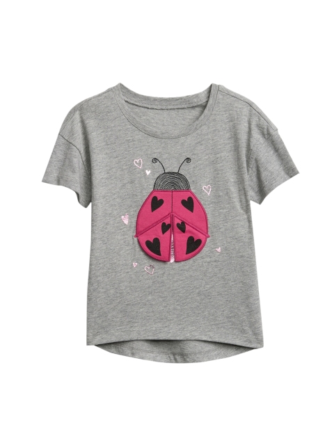 

GAP Toddler Girl Grey Flappy Graphic T-shirt