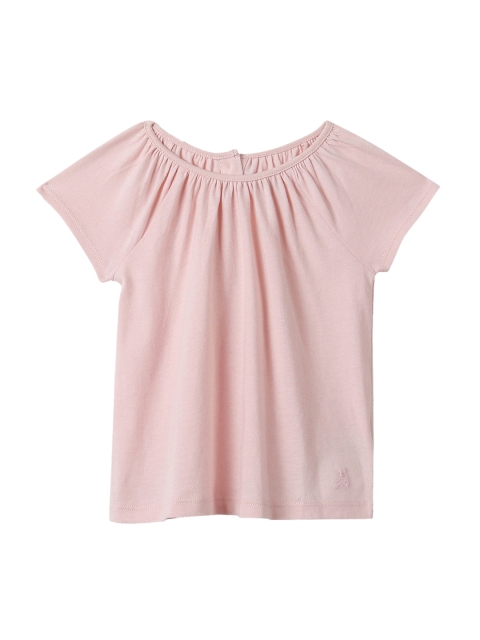 

GAP Toddler Girl Pink Shirred Raglan T-shirt