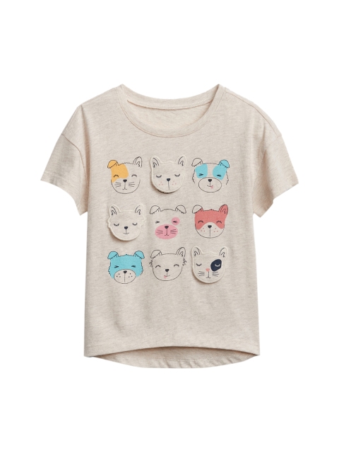 

GAP Toddler Girl Beige Flappy Graphic T-shirt