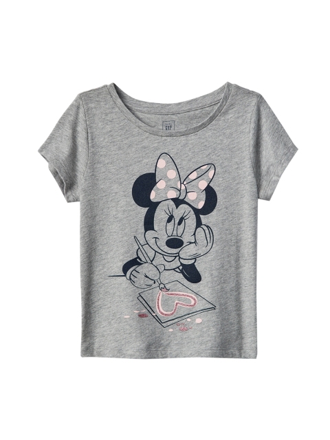 

GAP Toddler Girl Grey Minnie Mouse T-shirt