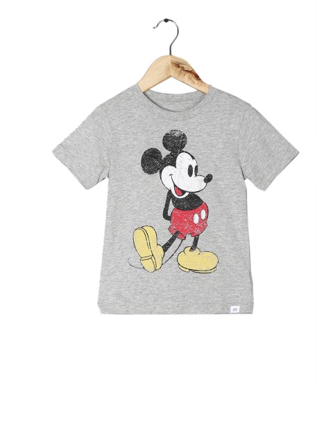 

GAP Boys Grey Printed Round Neck T-shirt