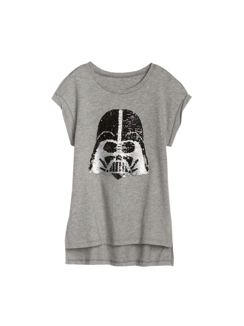 

GAP Girls Grey Star Wars Flippy Sequin T-shirt