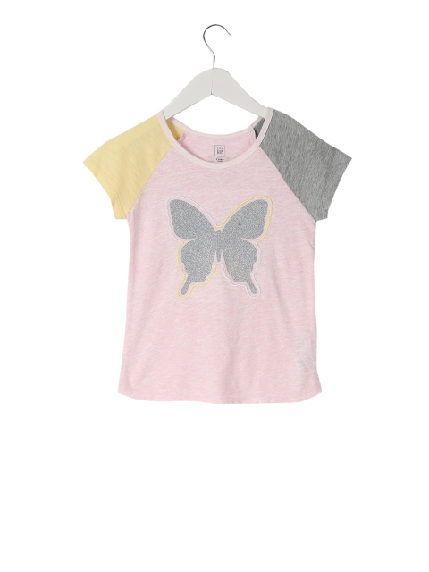 

GAP Toddler Girl Pink Embellished T-shirt