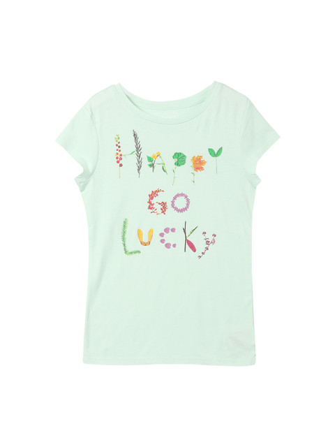 

GAP Girls Sea Green Graphic T-shirt