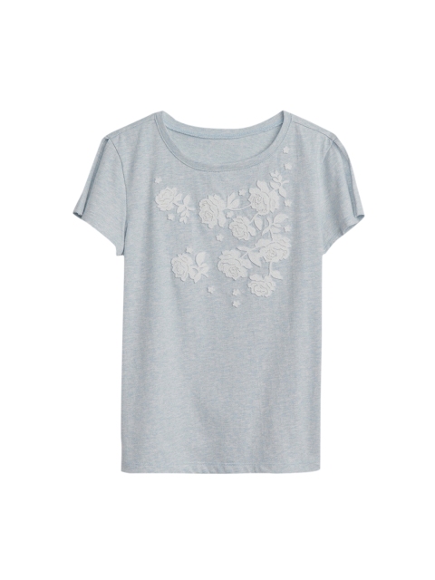 

GAP Girls Blue Graphic T-shirt