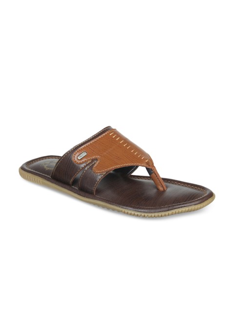 

Duke Men Brown Solid Thong Flip-Flops