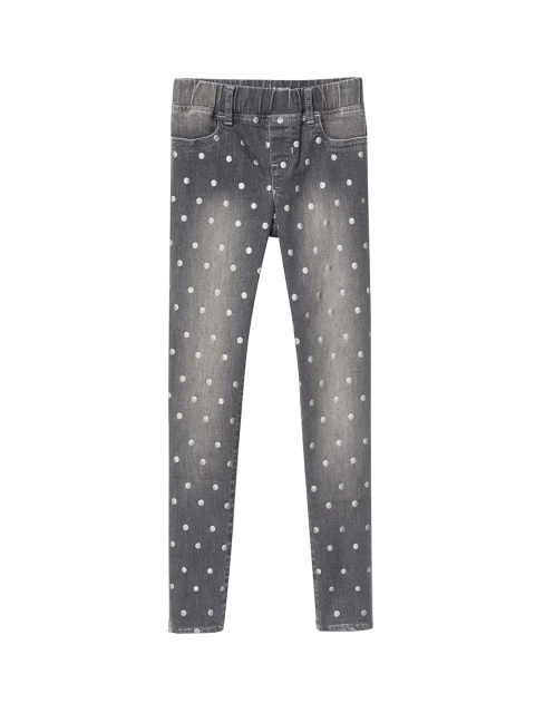 

GAP Girls Grey 1969 Foil Dot High Stretch Jeggings