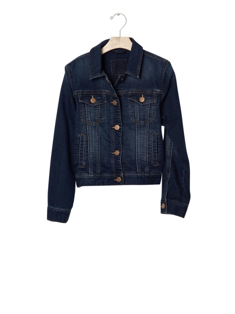 

GAP Navy Blue Girls 1969 Supersoft Denim Jacket