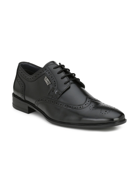 

Alberto Torresi Men Black Solid Brouges