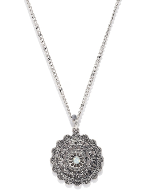 

Accessorize Silver-Toned Pendant with Chain