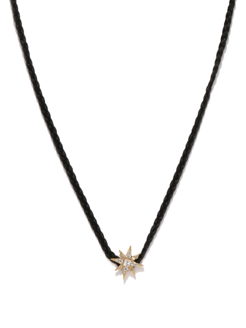 

Accessorize Black Brass Choker Necklace