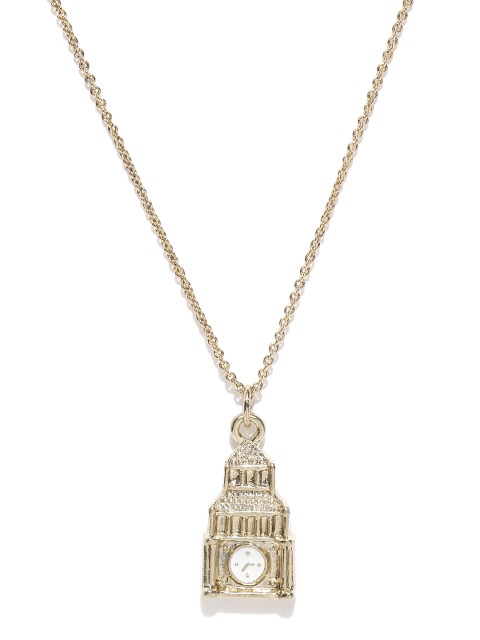 

Accessorize Gold-Toned Big Ben Shaped Necklace