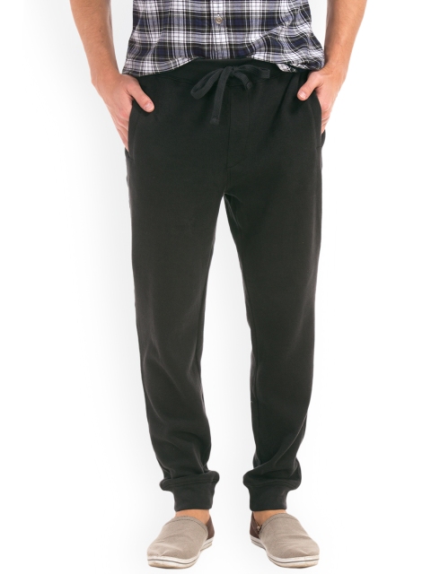 

GAP Men Black French Rib Knit Joggers