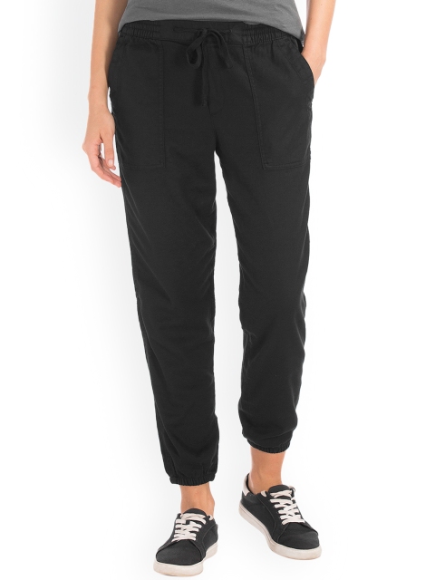 

GAP Women's Black Twill Utility Joggers