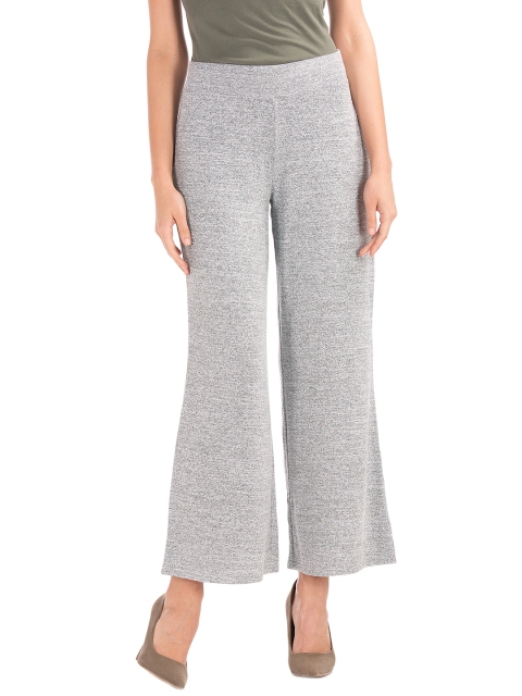 

GAP Women's Grey Softspun Knit Wide Leg Pants