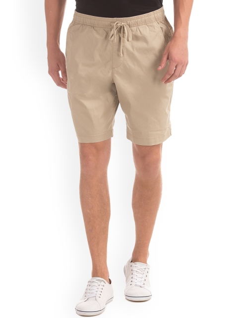

GAP Men's Beige Drawstring Waist Woven Shorts