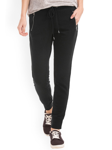 

GAP Women's Black Zip Pocket Joggers