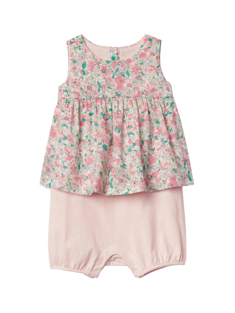 

GAP Baby Pink Floral Double-Layer Shorty One-Piece