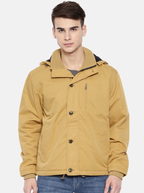 

ColorPlus Men Mustard Yellow Solid Tailored Jacket