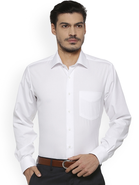 

Van Heusen Men White Regular Fit Solid Casual Shirt