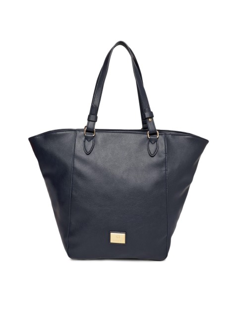 

Caprese Navy Blue Solid Shoulder Bag