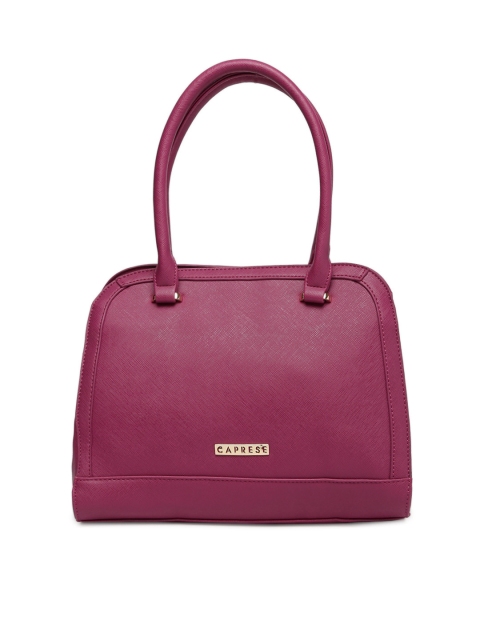 

Caprese Mauve Solid Handheld Bag