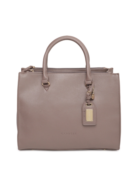 

Caprese Mauve Solid Handheld Bag