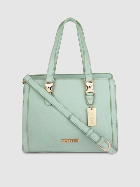

Caprese Mint Green Solid Shoulder Bag