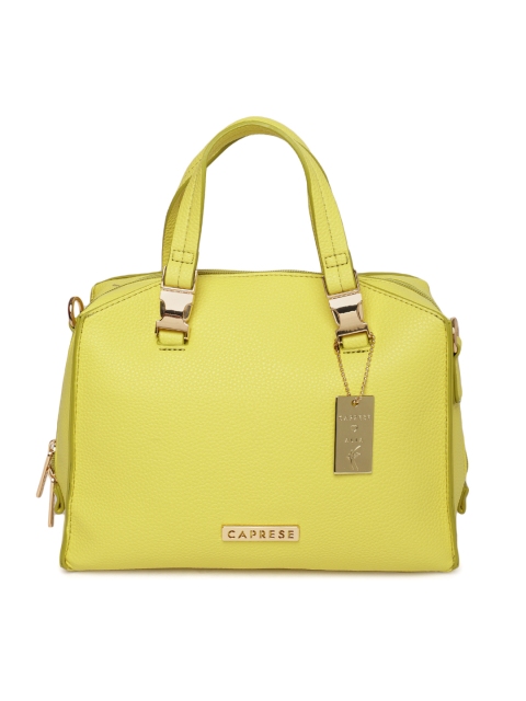 

Caprese Yellow Solid Handheld Bag