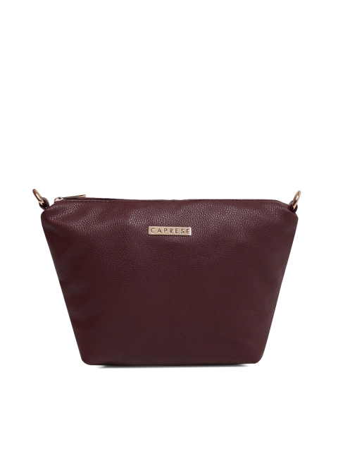 

Caprese Burgundy Solid Sling Bag