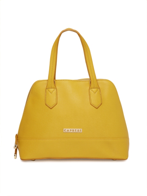 

Caprese Yellow Solid Handheld Bag