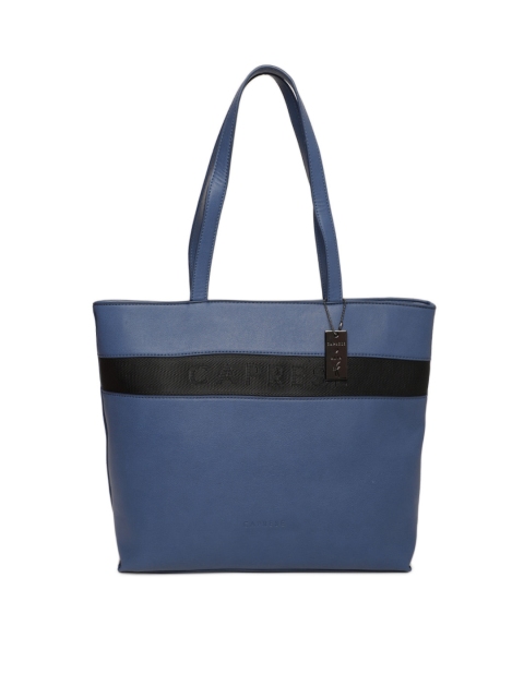

Caprese Navy & Black Solid Shoulder Bag, Navy blue
