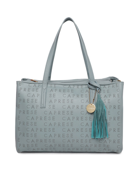 

Caprese Blue Cutwork Shoulder Bag