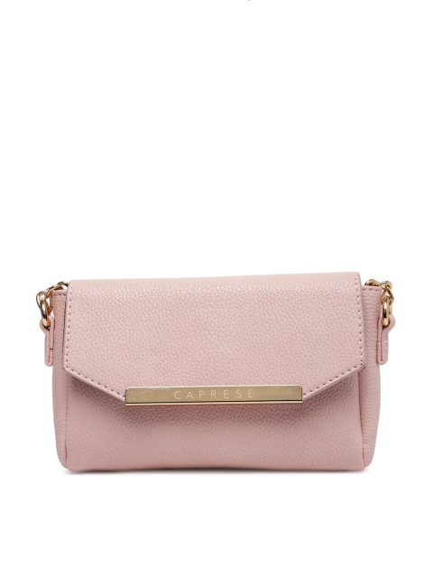 

Caprese Pink Solid Sling Bag