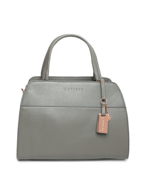 

Caprese Grey Solid Handheld Bag