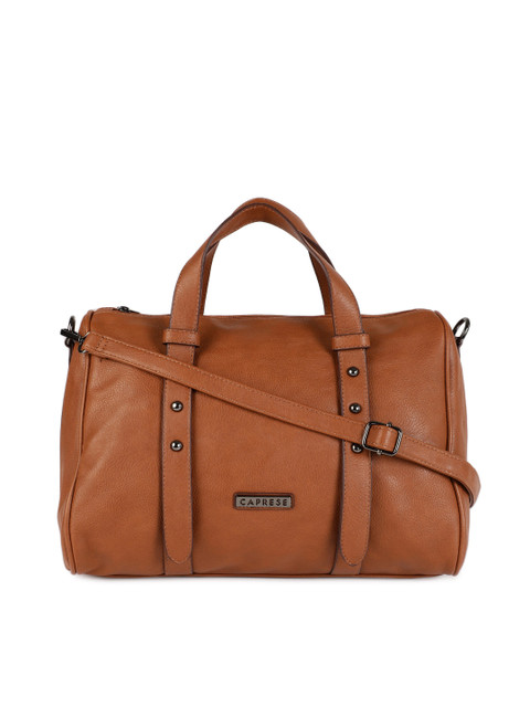 

Caprese Tan Brown KRISTEN Solid Handheld Bag
